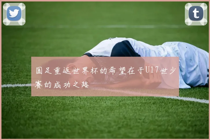 国足重返世界杯的希望在于U17世少赛的成功之路